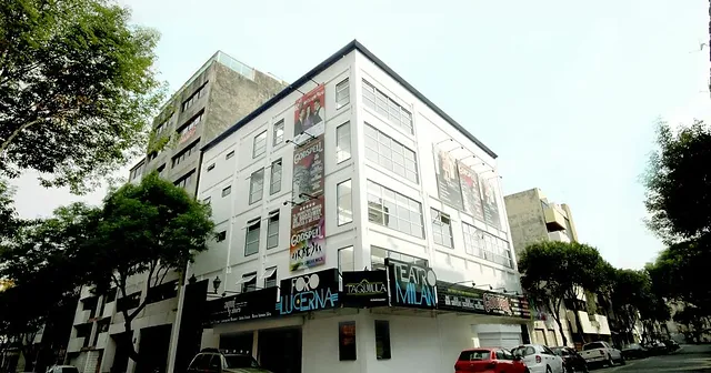 Teatro Milan, Foro lucerna vista de calle